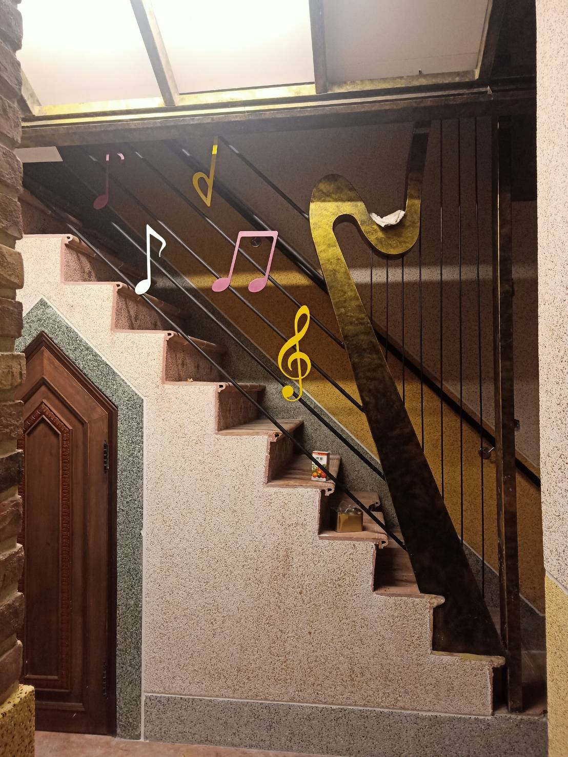 音符樓梯扶手